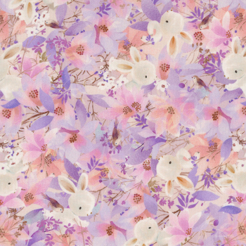 Deer Wilds 22716-23 Lavender by Sanja Rescek for Robert Kaufman Fabrics