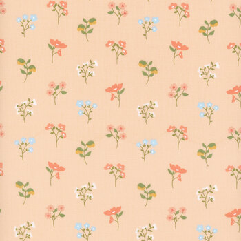 Dainty Meadow 31741-17 Peachy by Heather Briggs for Moda Fabrics