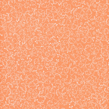 Dainty Meadow 31743-19 Coral by Heather Briggs for Moda Fabrics
