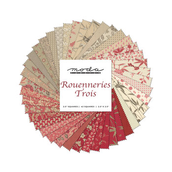 Rouenneries Trois  MINI Charm Pack by French General for Moda Fabrics - RESERVE