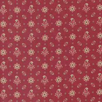 Rouenneries Trois 13965-15 Rouge by French General for Moda Fabrics
