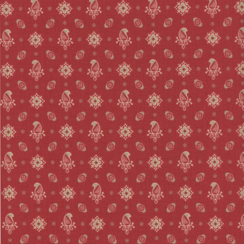 Rouenneries Trois 13965-15 Rouge by French General for Moda Fabrics