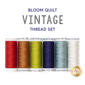 Bloom Quilt - Vintage - 6pc Thread Set