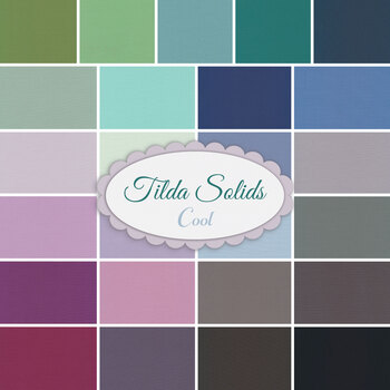 Tilda Solids 25 FQ Set - Cool by Tone Finnanger for Tilda