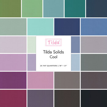 Tilda Solids  25 FQ Bundle - Cool by Tone Finnanger for Tilda