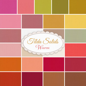 Tilda Solids 25 FQ Set - Warm by Tone Finnanger for Tilda