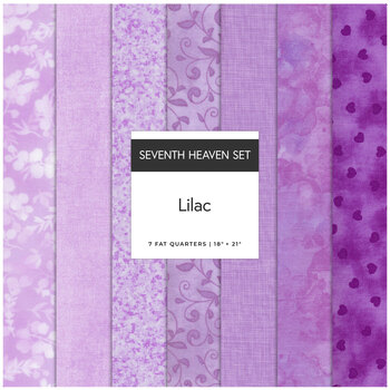 Seventh Heaven  7 FQ Set - Lilac