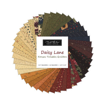 Daisy Lane  Mini Charm Pack by Kansas Troubles Quilters for Moda Fabrics - RESERVE