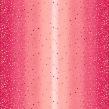 I Heart Ombre Metallic 10875-14M Hot Pink by V and Co. for Moda Fabrics