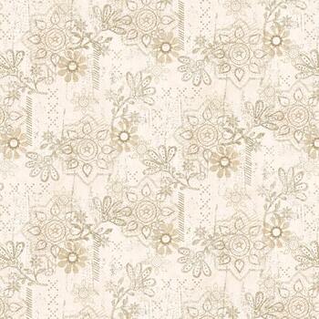 Where The Wind Blows Flannel F3329-44 Cream by Janet Rae Nesbitt for Henry Glass Fabrics
