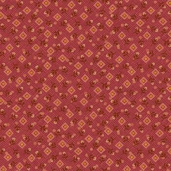 Where The Wind Blows Flannel F3331-88 Red by Janet Rae Nesbitt for Henry Glass Fabrics