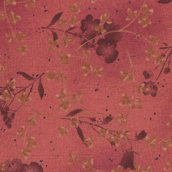 Where The Wind Blows Flannel F3332-88 Red by Janet Rae Nesbitt for Henry Glass Fabrics