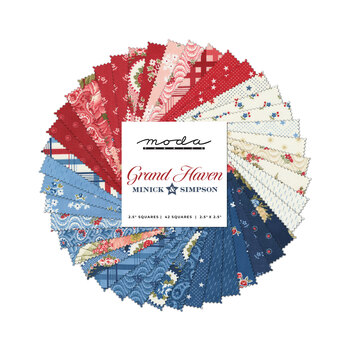 Grand Haven  MINI Charm Pack by Minick & Simpson from Moda Fabrics - RESERVE