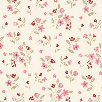 Cozy House A-1252-E Blush by Judy Jarvi for Andover Fabrics