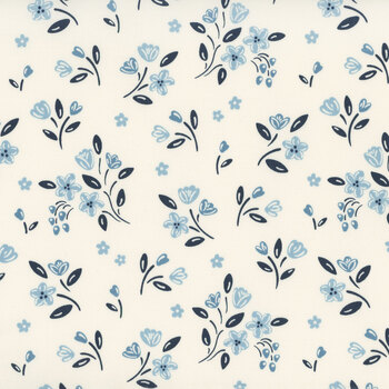 Cozy House A-1252-LB Ivory by Judy Jarvi for Andover Fabrics