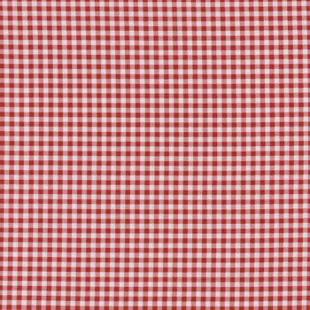 Cozy House A-1253-R Garnet by Judy Jarvi for Andover Fabrics