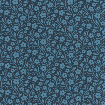 Cozy House A-1254-B Midnight by Judy Jarvi for Andover Fabrics