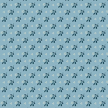 Cozy House A-1256-LB Chambray by Judy Jarvi from Andover Fabrics