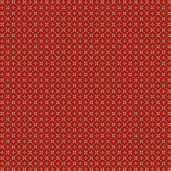 Cozy House A-1258-R Garnet by Judy Jarvi from Andover Fabrics