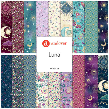 Luna  Yardage by Makower UK for Andover Fabrics