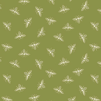 Petite Beehive A-1316-G Grass by Renee Nanneman from Andover Fabrics