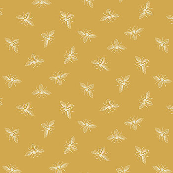 Petite Beehive A-1316-Y Butterscotch by Renee Nanneman from Andover Fabrics