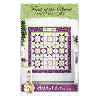 Fruit of the Spirit Panel Star Quilt Pattern - PDF Download 