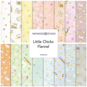 Little Chicks Flannel  Yardage by Bonnie Sullivan for Maywood Studio