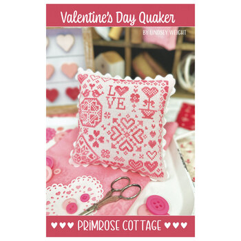 Valentine's Day Quaker Cross Stitch Pattern