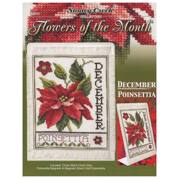 Flowers of the Month - December Cross Stitch Pattern