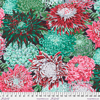 Kaffe Fassett Collective Classics Plus PWPJ041.BLUSH Japanese Chrysanthemum  - Blush from FreeSpirit Fabrics