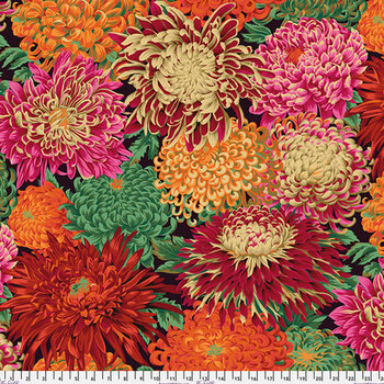 Kaffe Fassett Collective Classics Plus PJ41.REDXX Japanese Chrysanthemum - Red from FreeSpirit Fabrics