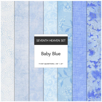 Seventh Heaven  7 FQ Set - Baby Blue