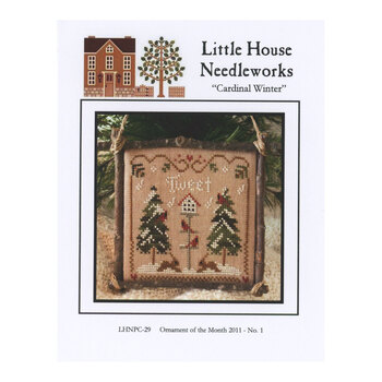 Ornament of the Month 2011 - 01 - Cardinal Winter Cross Stitch Pattern