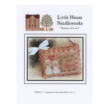 Ornament of the Month 2012 - 11 - Season of Love Cross Stitch Pattern