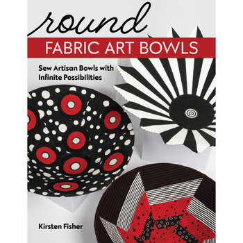 Round Fabric Art Bowls Book