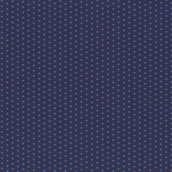 Mini Heart A-1233-B Blue by Andover Fabrics