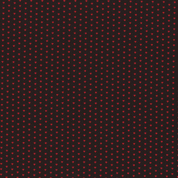 Mini Heart A-1233-K Black by Andover Fabrics