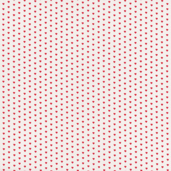 Mini Heart A-1233-L White by Andover Fabrics