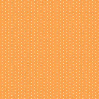 Mini Heart A-1233-O Orange from Andover Fabrics