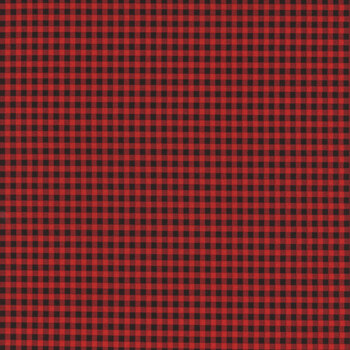 Essentials Mini Gingham 39161-339 Red / Black from Wilmington Prints