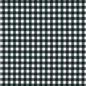 Essentials Gingham 39162-199 White / Black from Wilmington Prints