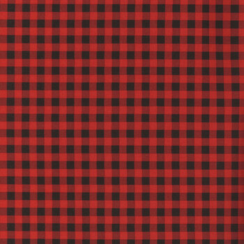 Essentials Gingham 39162-339 Red / Black from Wilmington Prints