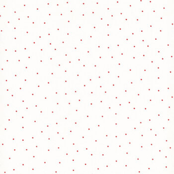 Essentials Pindots 39131-113 White / Red from Wilmington Prints