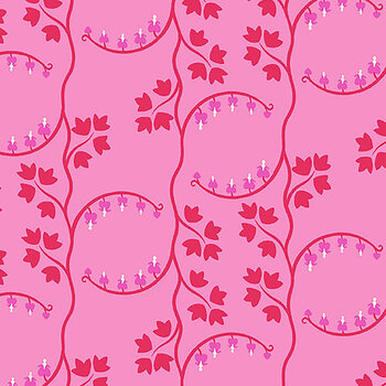 Heart Nouveau A-1312-E Bubblegum by Eye Candy Quilts from Andover Fabrics