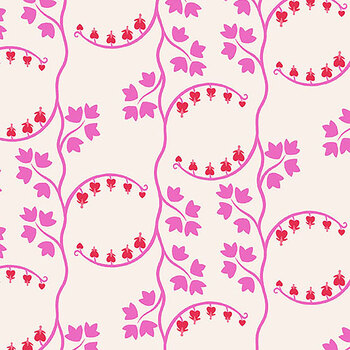 Heart Noveau A-1312-L Rosy by Eye Candy Quilts from Andover Fabrics