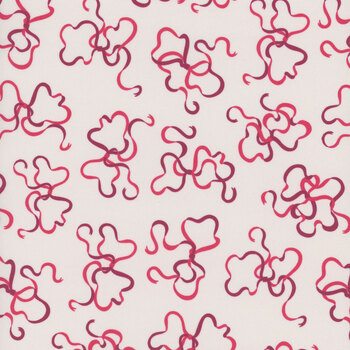 Heart Nouveau A-1313-LR Rosy by Eye Candy Quilts from Andover Fabrics