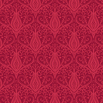 Heart Noveau A-1314-R Scarletta by Eye Candy Quilts from Andover Fabrics