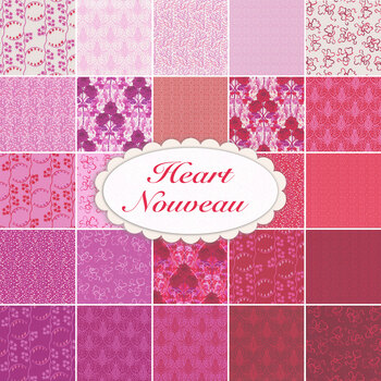 Heart Nouveau  24 FQ Set by Eye Candy Quilts from Andover Fabrics