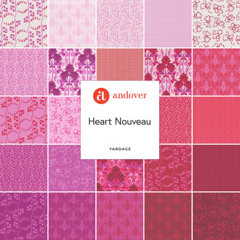 Heart Nouveau  Yardage by Eye Candy Quilts for Andover Fabrics